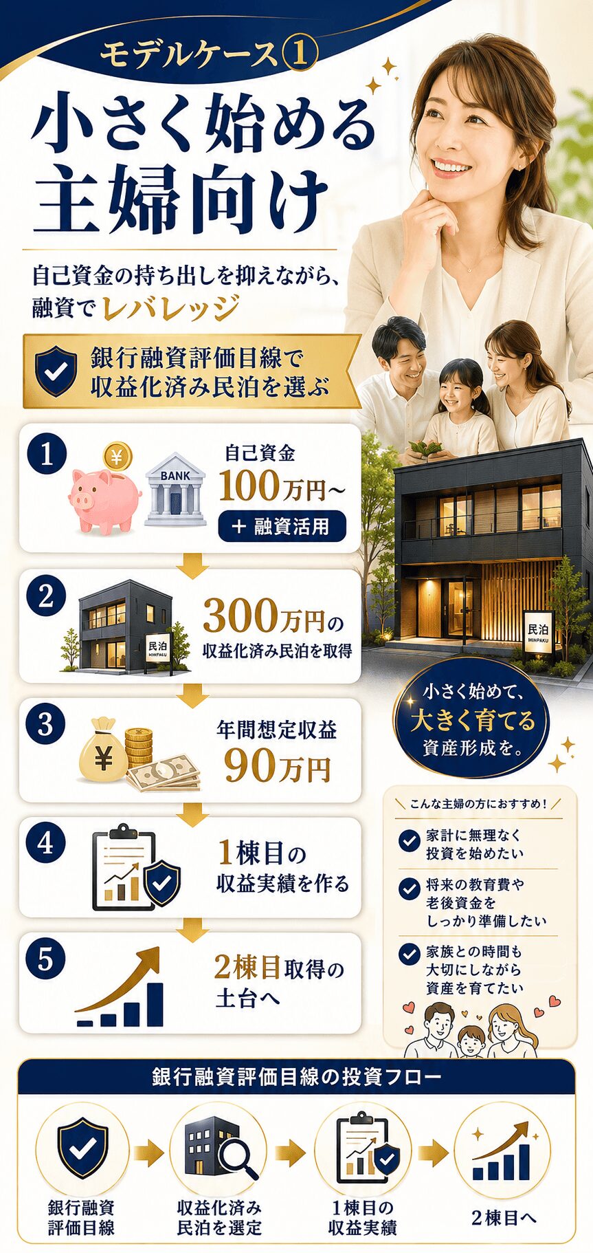 民泊取得価格300万円のモデルケース