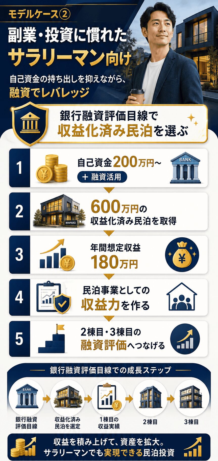 民泊取得価格600万円のモデルケース