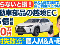 自動車部品輸出のECサイト事業譲渡｜成功するM&Aと資金調達の秘訣